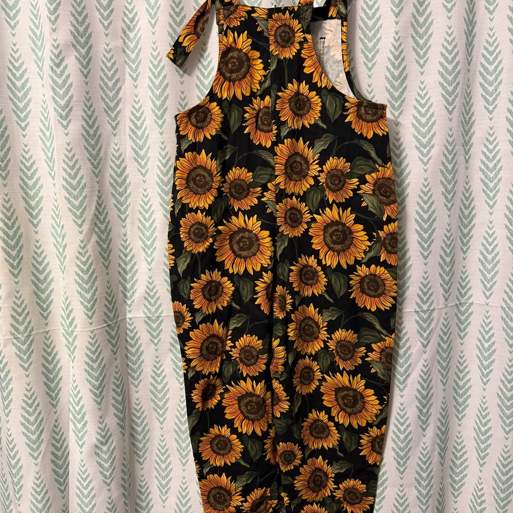 Lucy & Yak Sunflower Jumpsuit - Black and Yellow - Picture 2 of 2